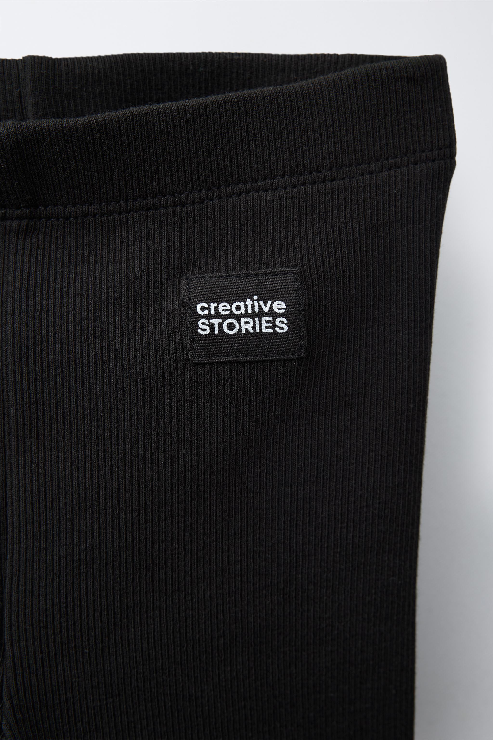 RIB-KNIT BIKE SHORTS